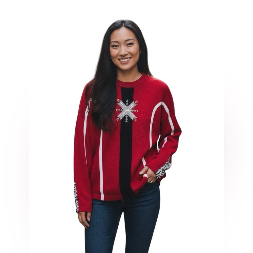 Columbia XCO snowflake Nordic, Cabin Core, Cozy Core, Winter Core sweater